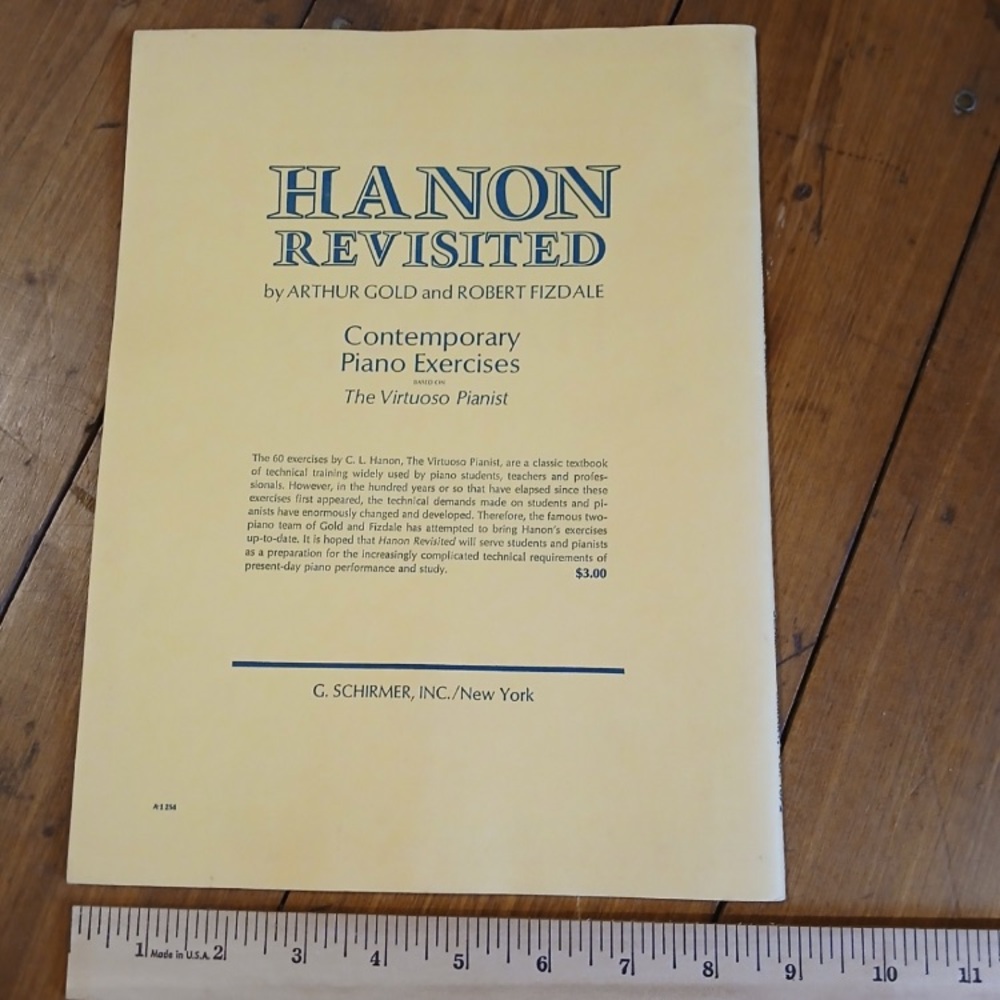 Virtuoso Pianist Book II C.L. Hanon Schirmer's Library Piano Sheet Music 1939